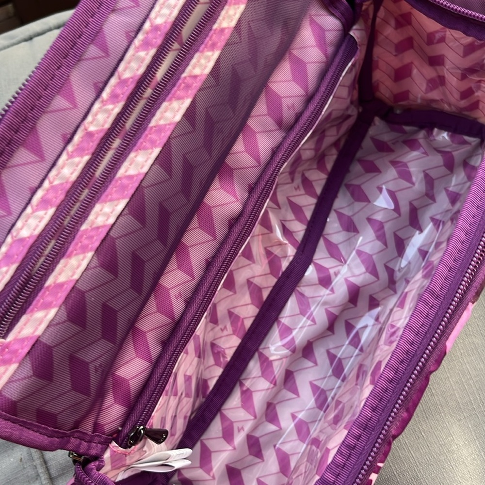 Lug Trolley Pink and Purple Camouflage Bag NWT - Picture 8 of 9